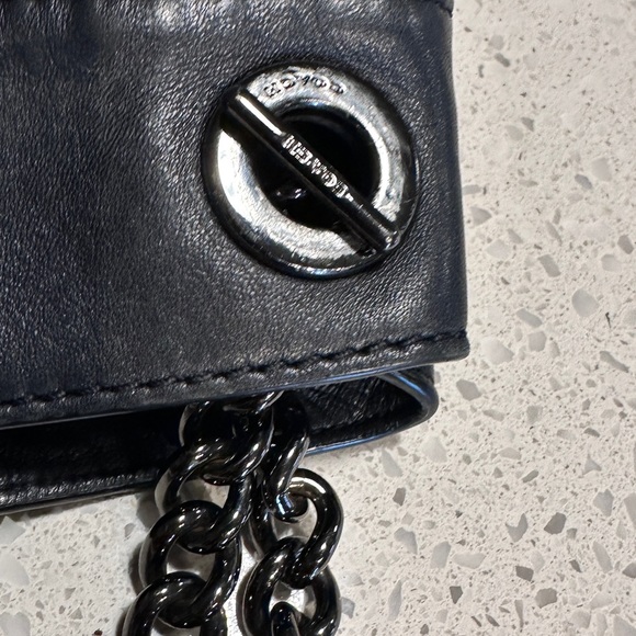 Coach Eddie Quilted Leather Shoulder Bag Studded Purse . Needs Restoring. - Picture 7 of 12